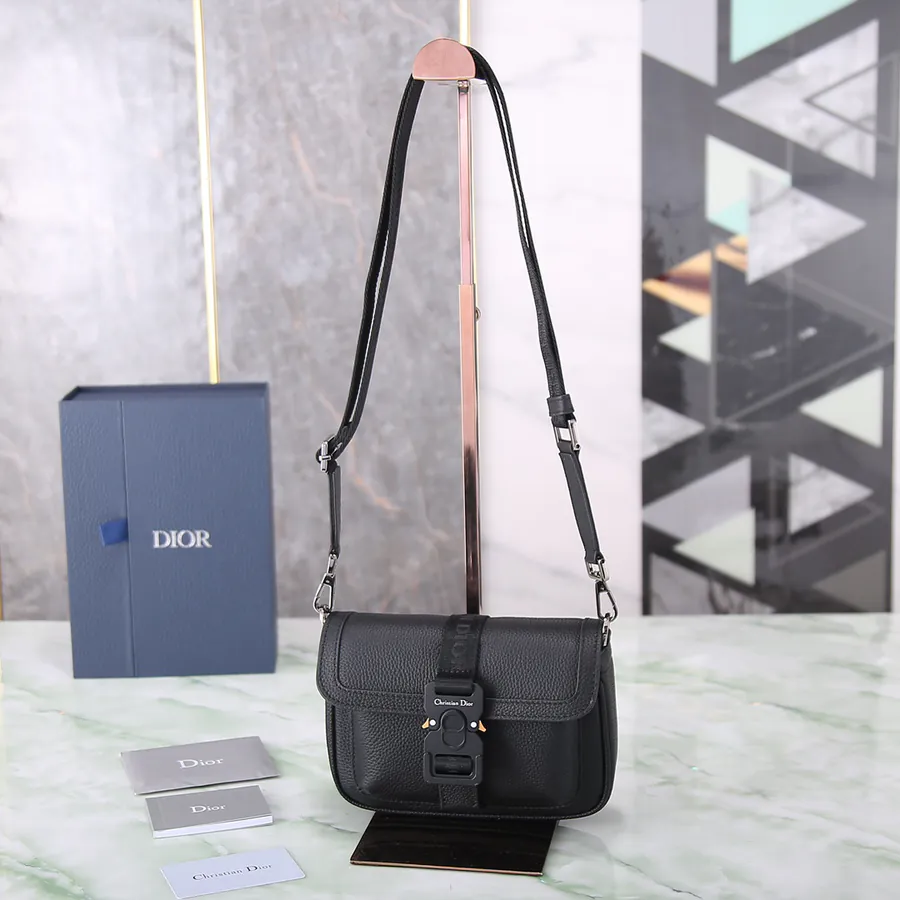 Hit the Road Mini Bag Black Grained Calfskin