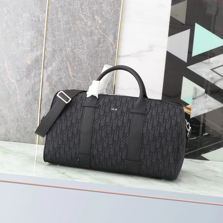 Dior Oblique Bucket Bag with Signature Design