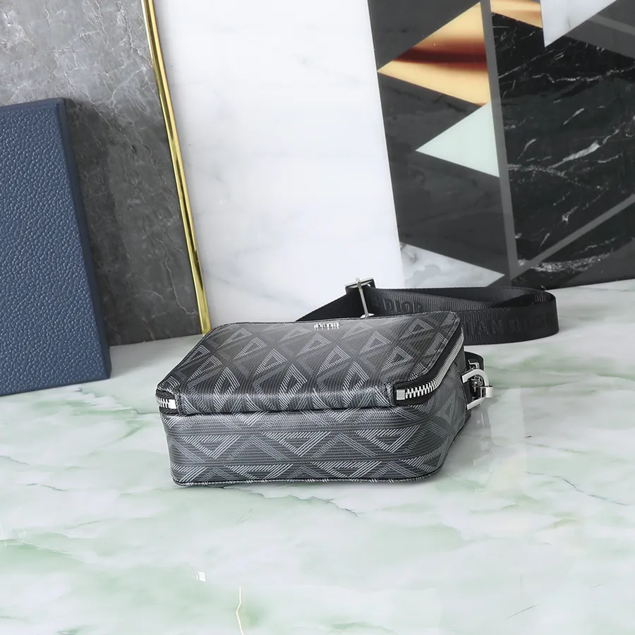 Marc Bohan Diamond Messenger Bag with Cistian Strap