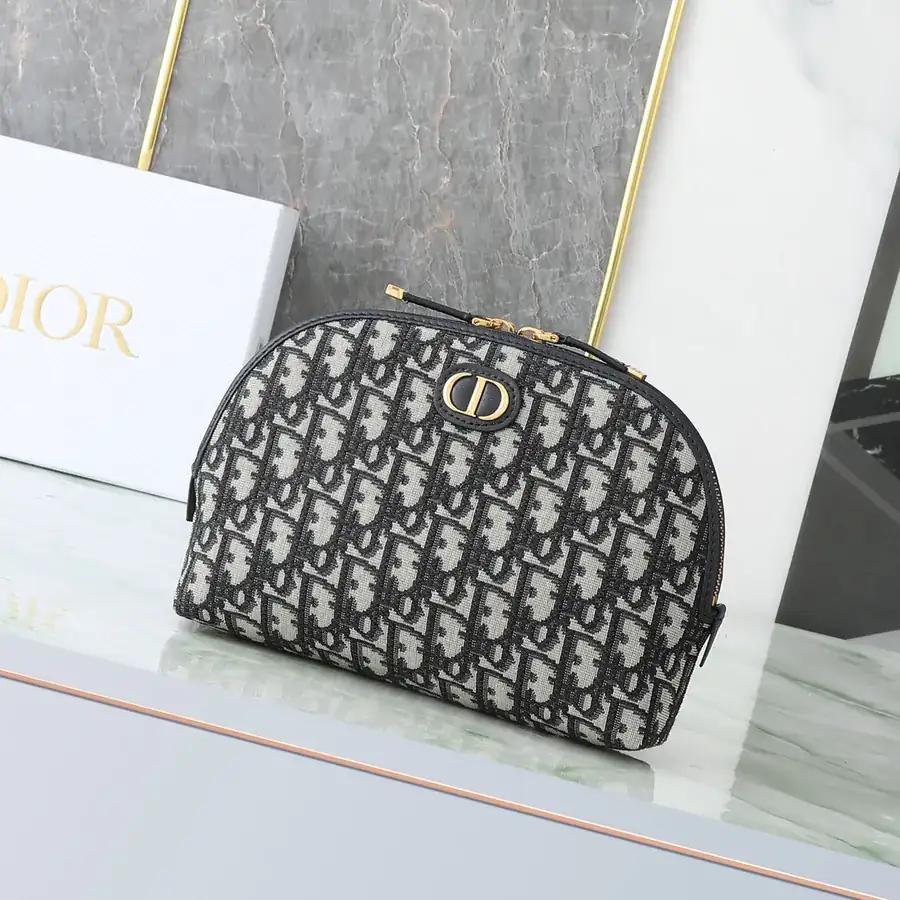 30 Montaigne Apodite Handbag with Blue Oblique Print
