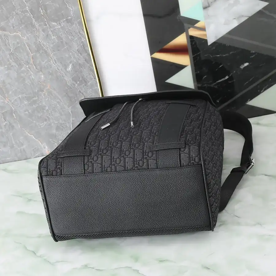Dior Oblique Men's Shoulder Bag with Dual Strap