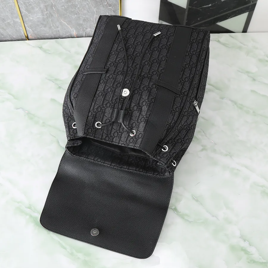 Dior Oblique Men's Shoulder Bag with Dual Strap