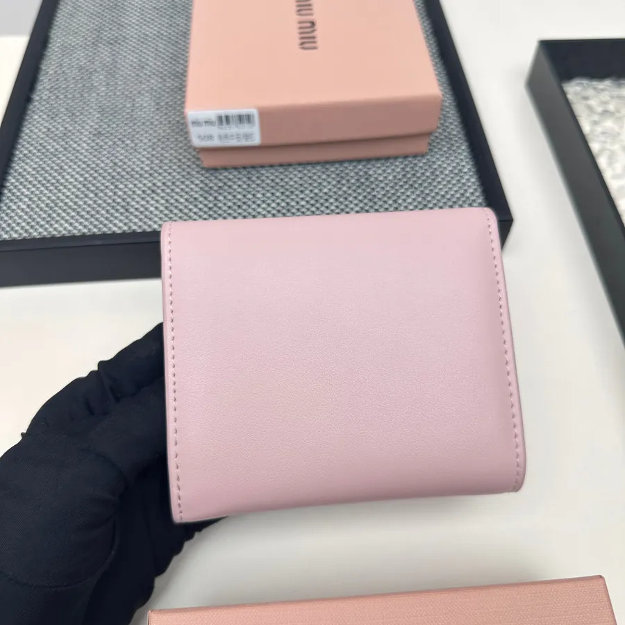 Miu Miu Three Fold Wallet Premium Leather, Colorful