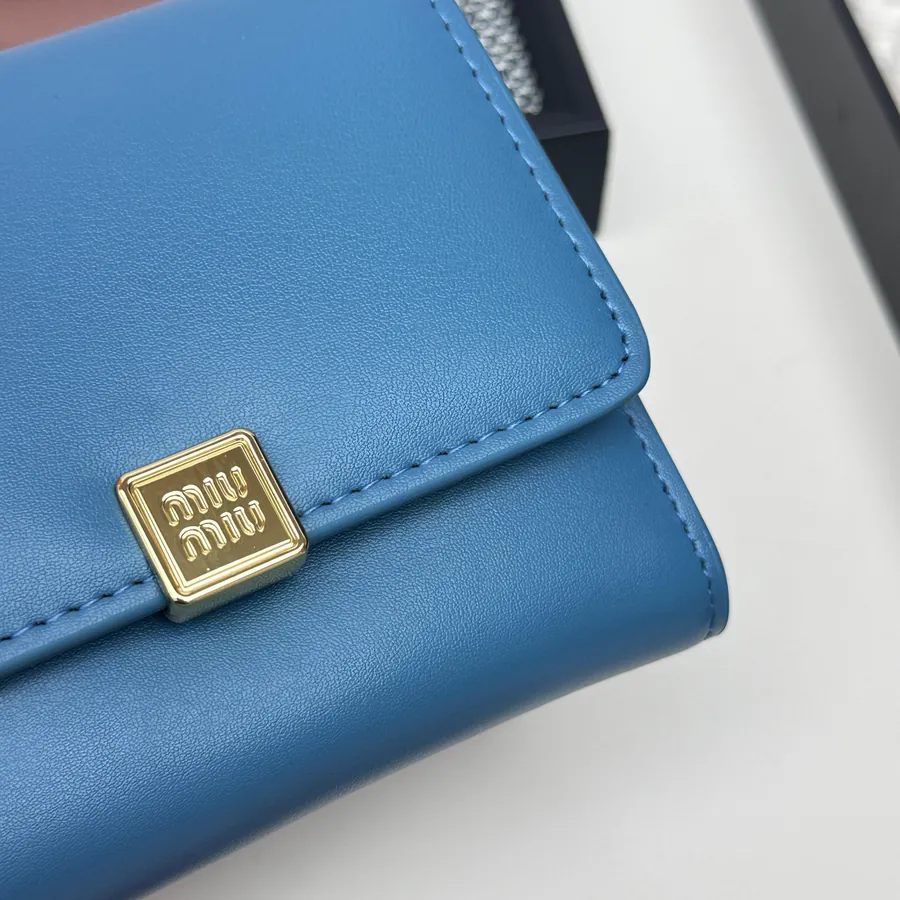 Miu Miu Three Fold Wallet Premium Leather, Stylish Design