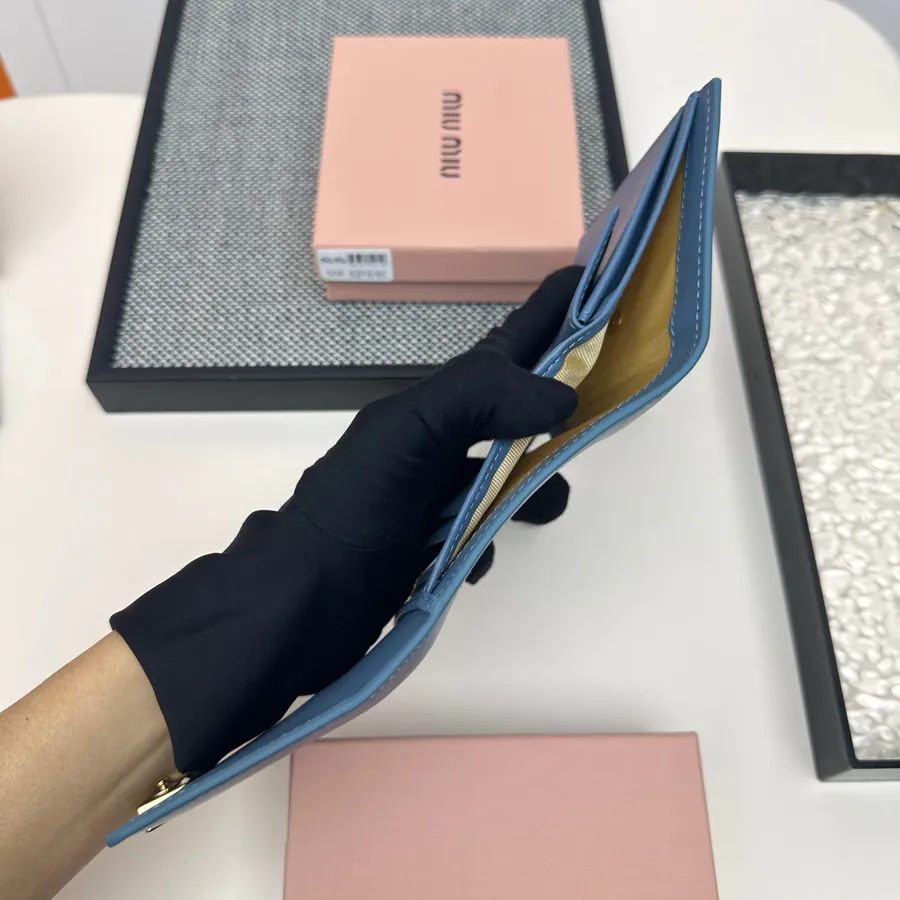 Miu Miu Three Fold Wallet Premium Leather, Stylish Design