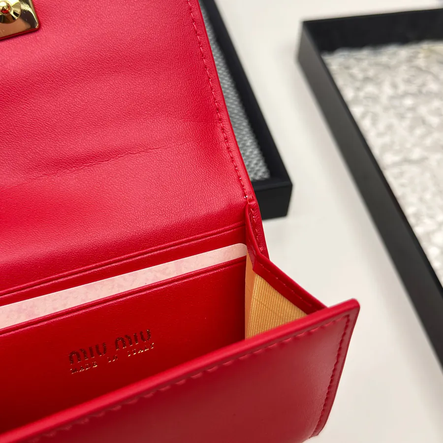 Miu Miu Foldable Wallet Card Holder