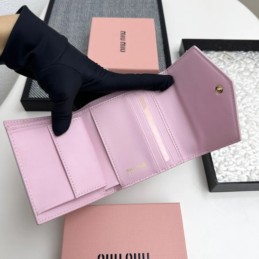 Miu Miu New Arrival Three Compartment Wallet