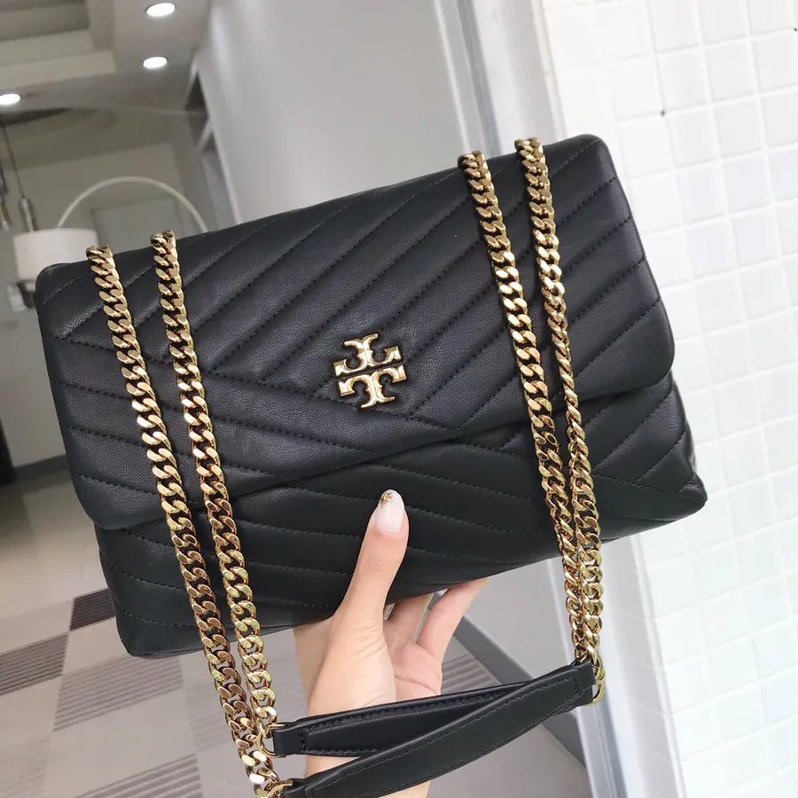 Tory Burch Kira Collection Calfskin Clutch