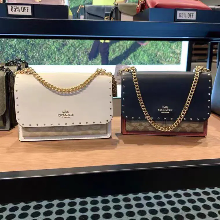 Coach Klare Chain Embellished Briefcase