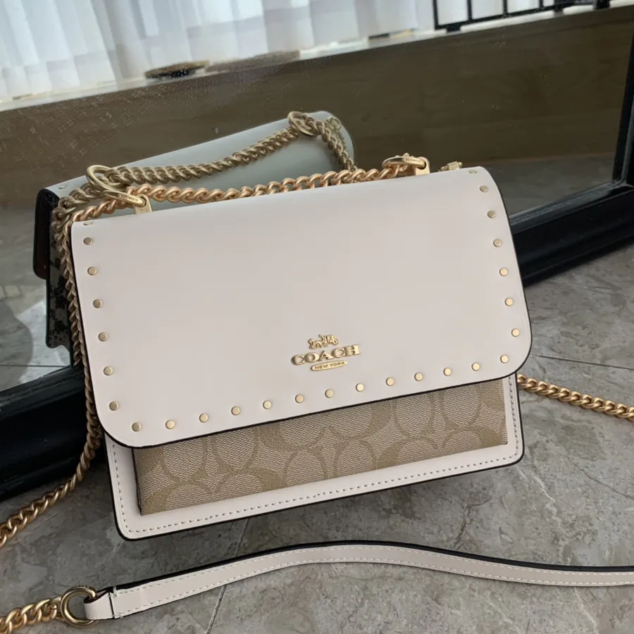Coach Klare Chain Embellished Briefcase