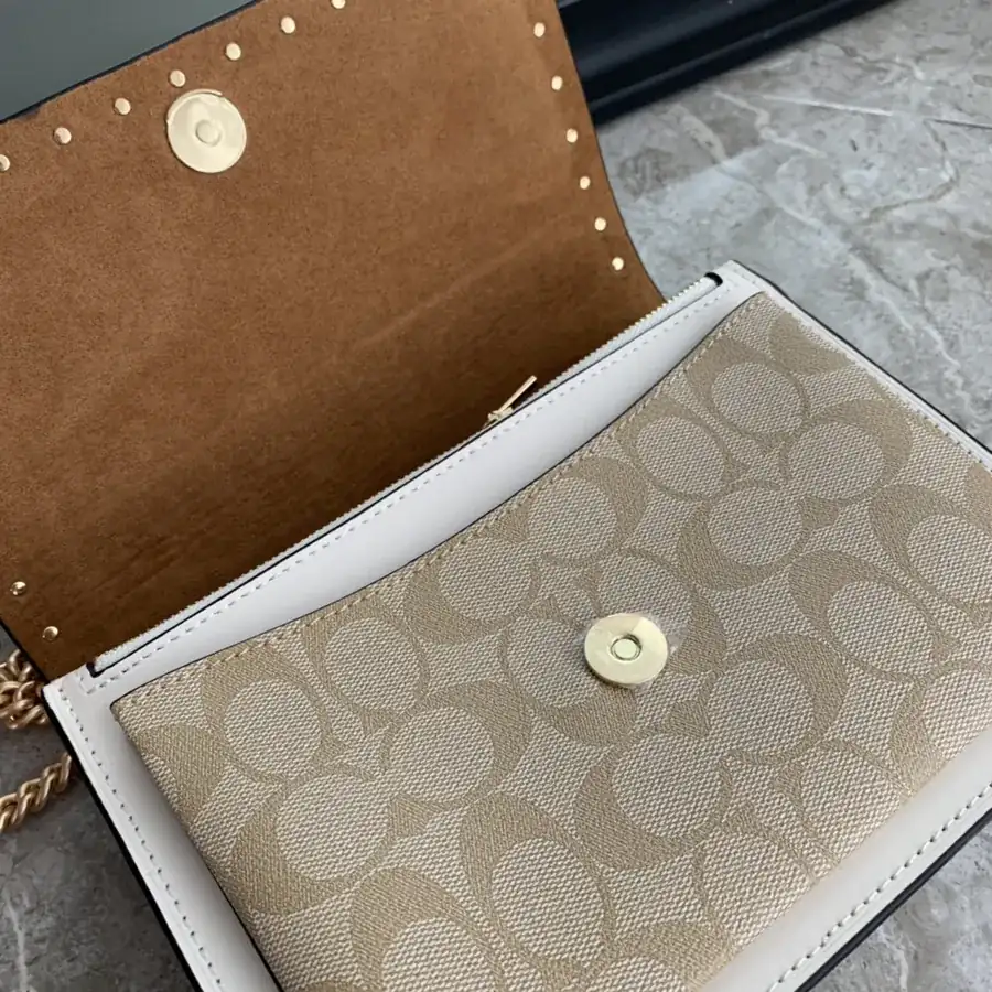 Coach Klare Chain Embellished Briefcase