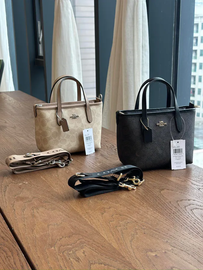 Coa*h Mini City Mini Tote Crossbody Bag