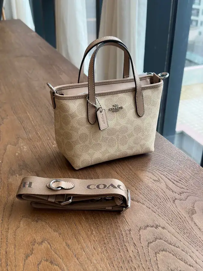 Coa*h New Mini City Mini Tote Crossbody Bag