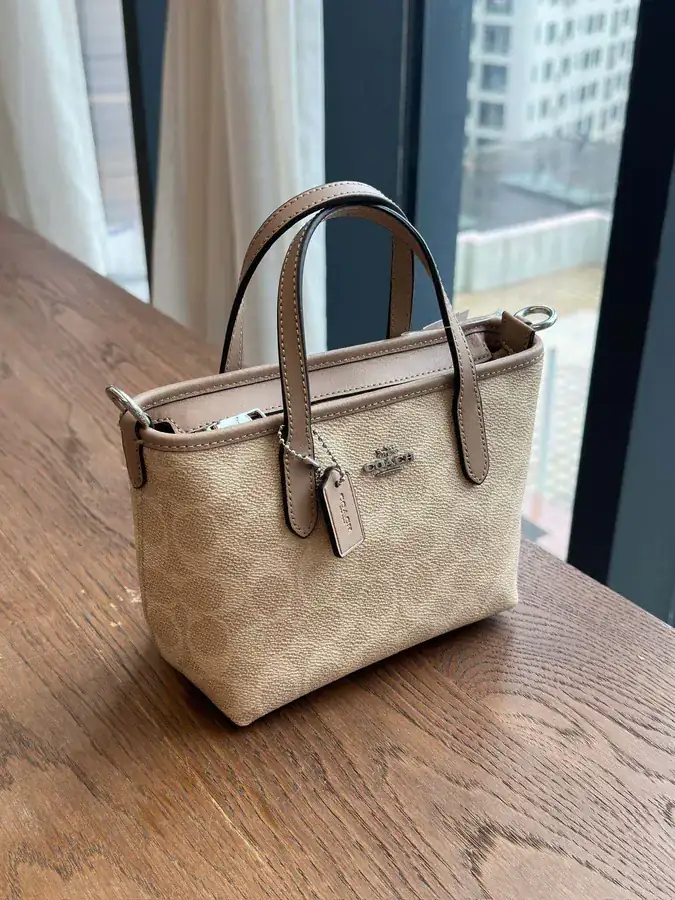 Coa*h New Mini City Mini Tote Crossbody Bag