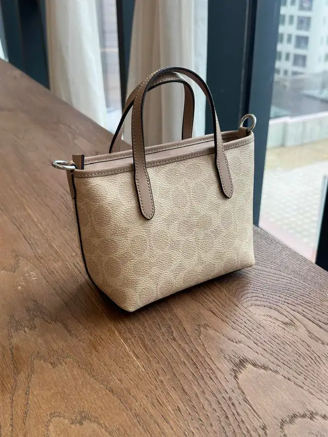 Coa*h New Mini City Mini Tote Crossbody Bag
