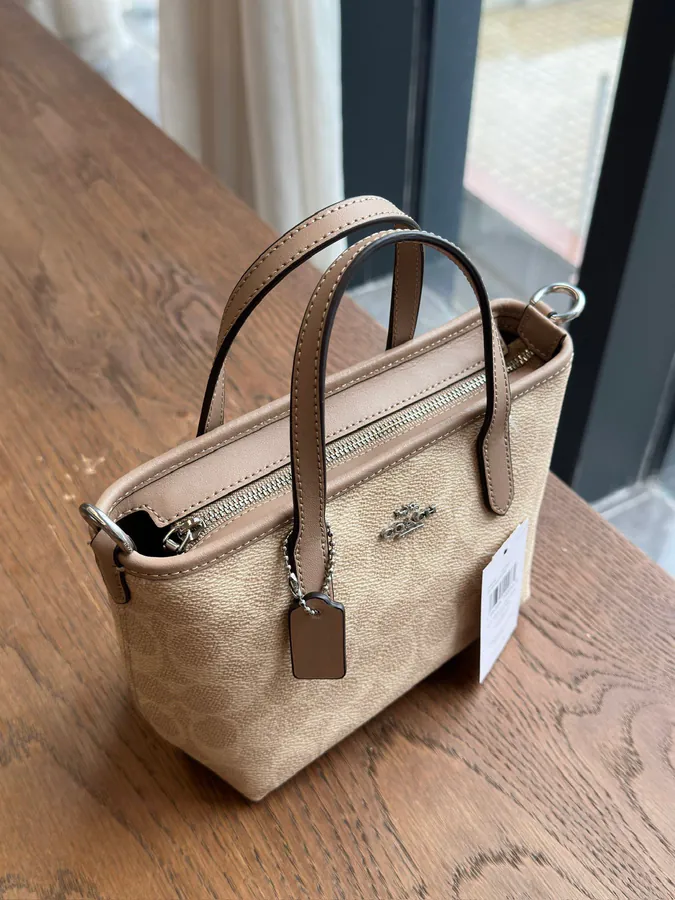 Coa*h New Mini City Mini Tote Crossbody Bag