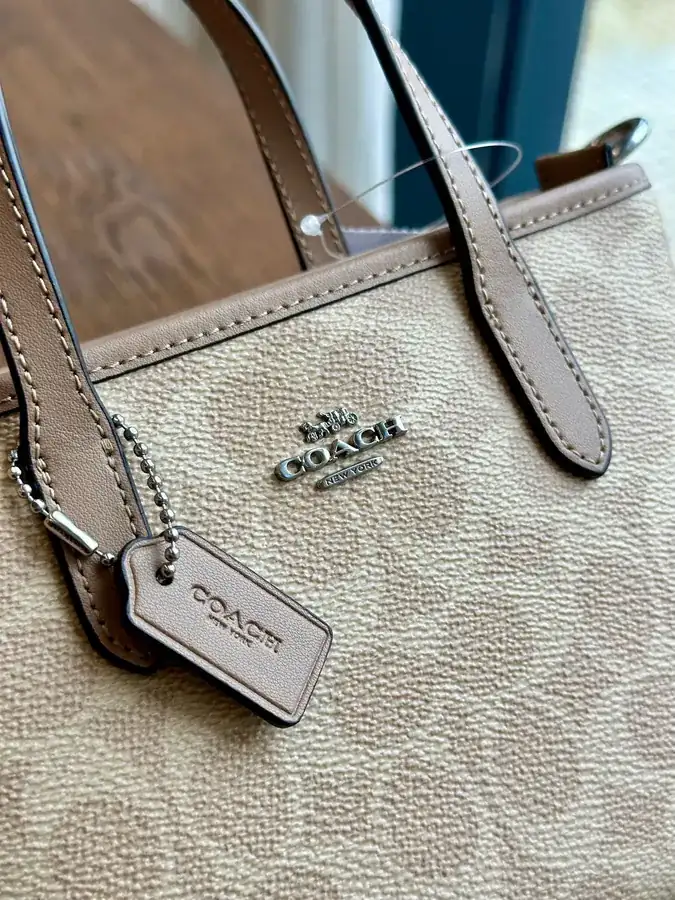 Coa*h New Mini City Mini Tote Crossbody Bag