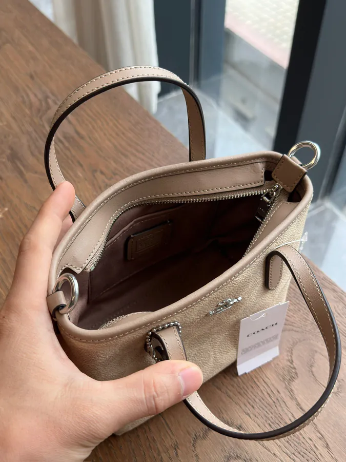 Coa*h New Mini City Mini Tote Crossbody Bag