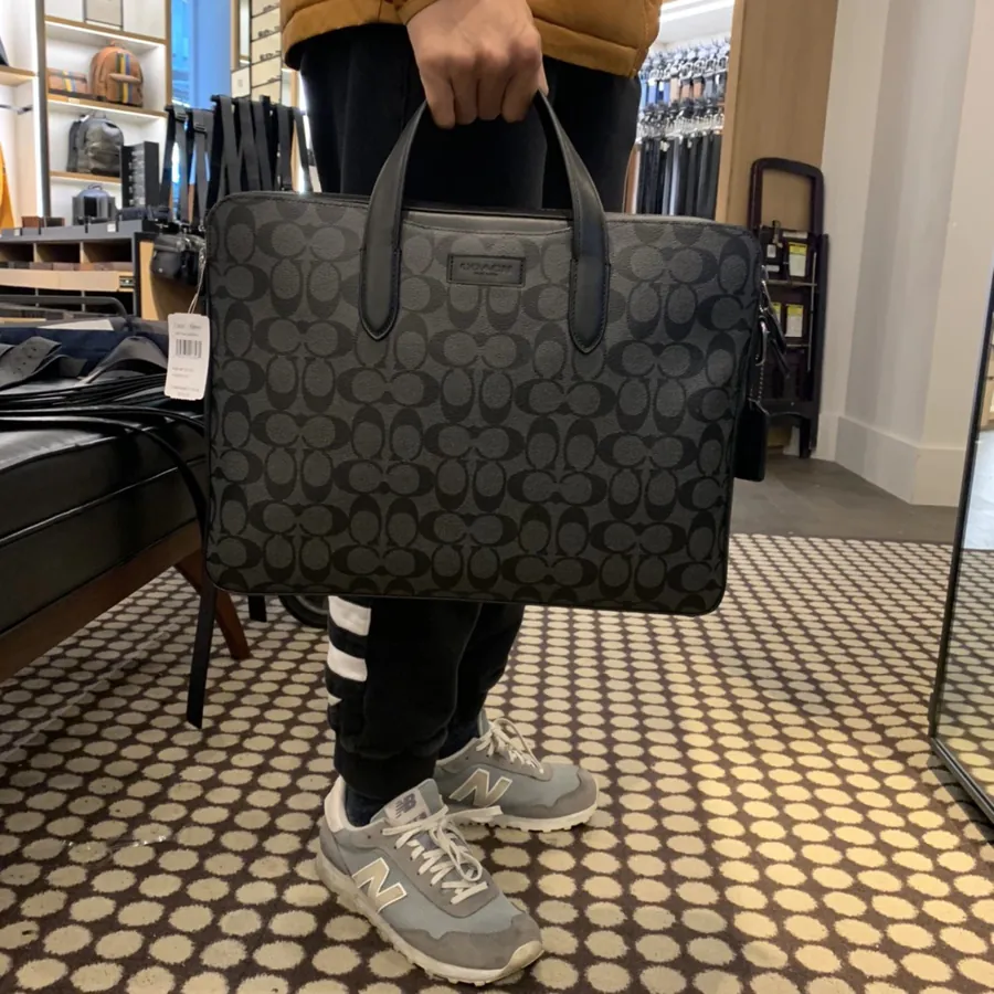 Coach 2837 Men's Shoulder Bag with Large Capacity for Laptop
