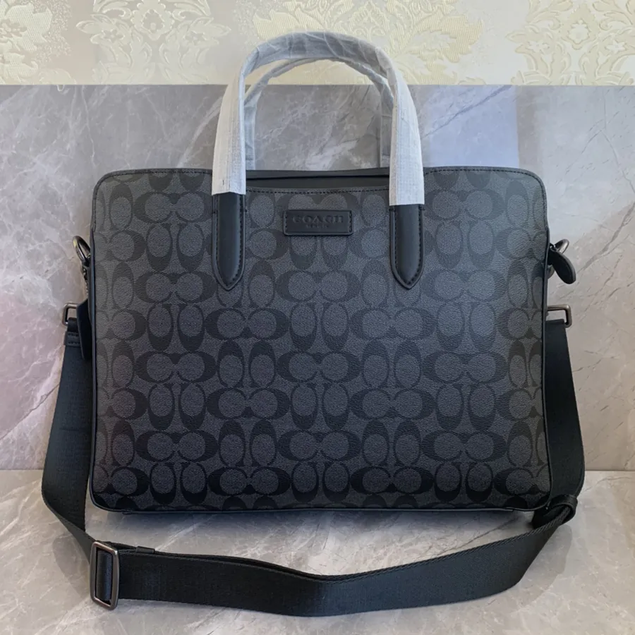 Coach 2837 Men's Shoulder Bag with Large Capacity for Laptop