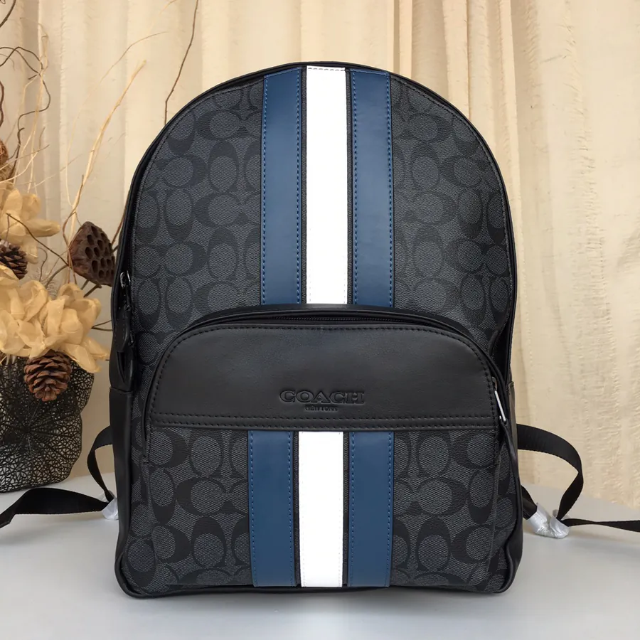 Coach Men's Travel Backpack with Compartments