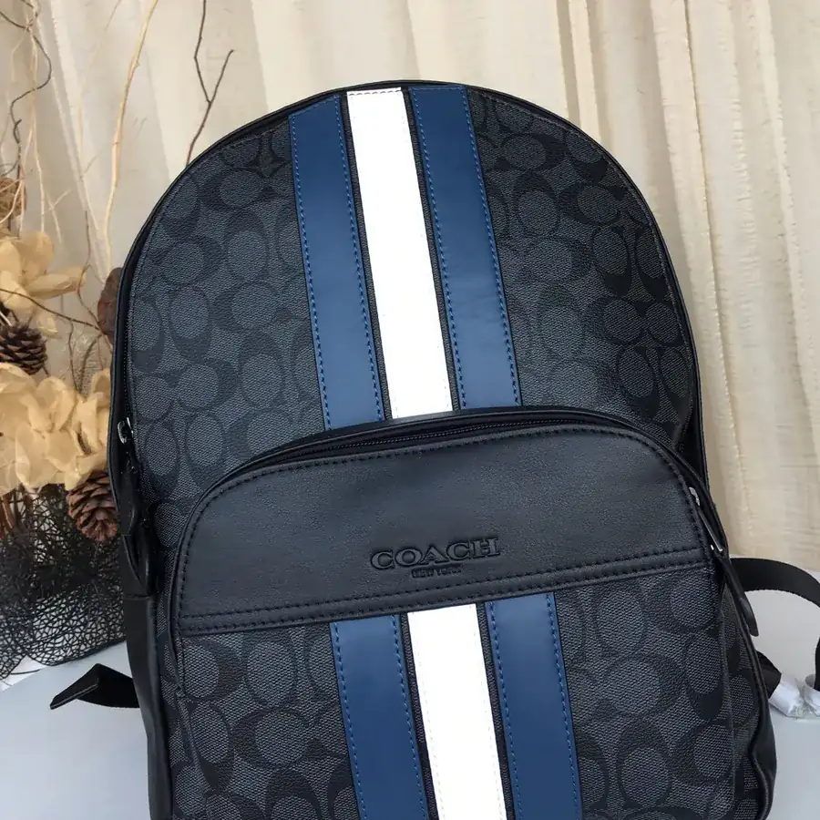Coach Men's Travel Backpack with Compartments