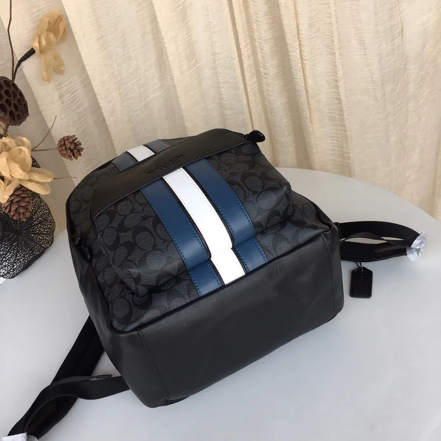 Coach Men's Travel Backpack with Compartments