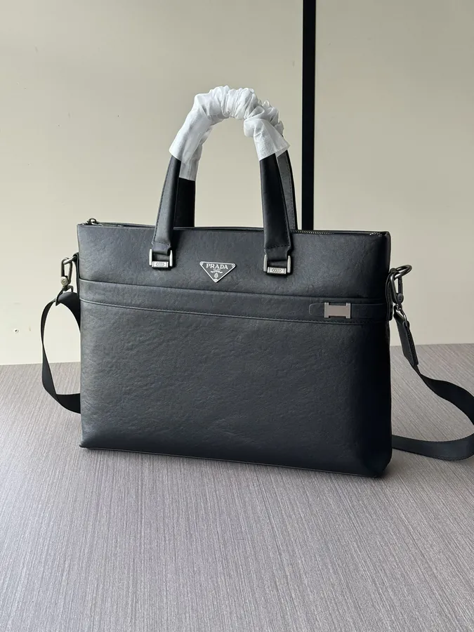 Prada Premium Top Handle Briefcase 9905 1A