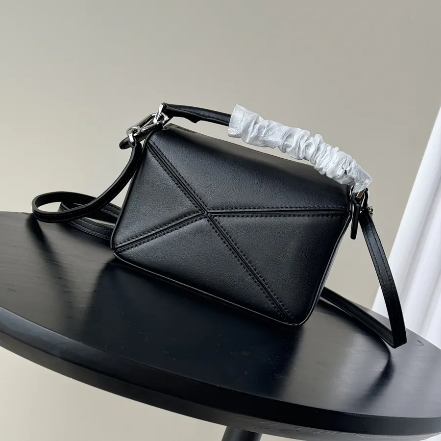 Loewe Puzzle Mini Grained Leather Crossbody Bag