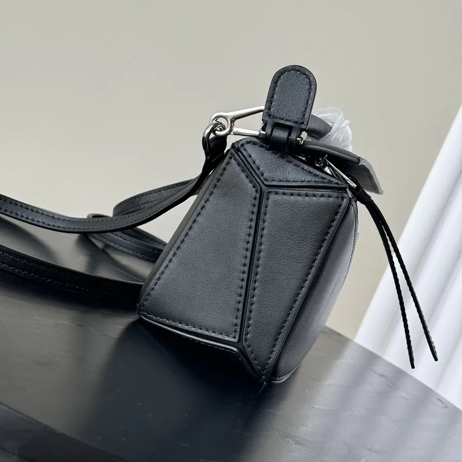 Loewe Puzzle Mini Grained Leather Crossbody Bag