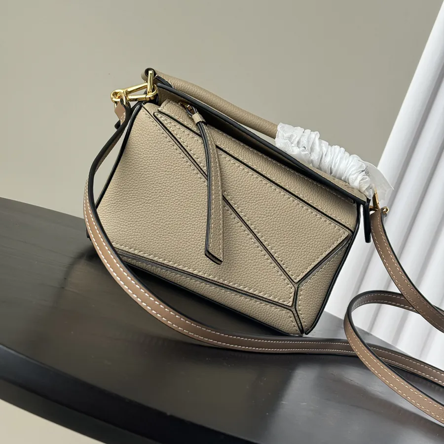Louis Vuitton Puzzle Mini Grained Calfskin Handbag