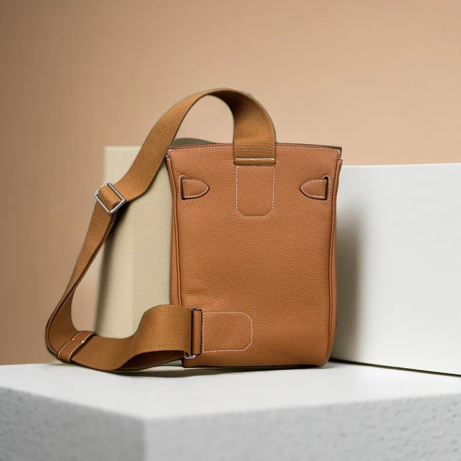 2024 New Hermes Full Leather Chest Bag Unisex