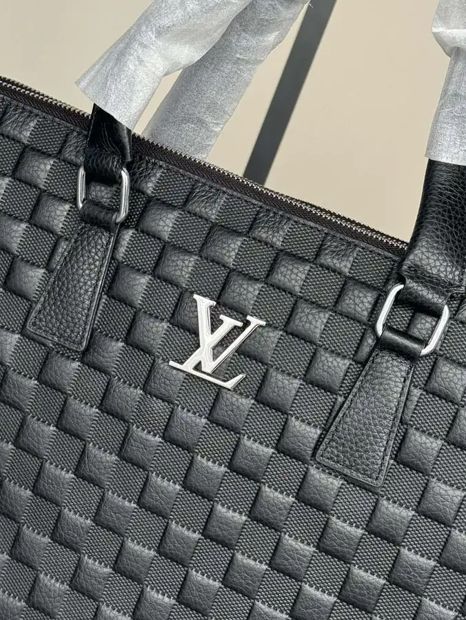 LV Business Briefcase with Double Zip Premium Quality