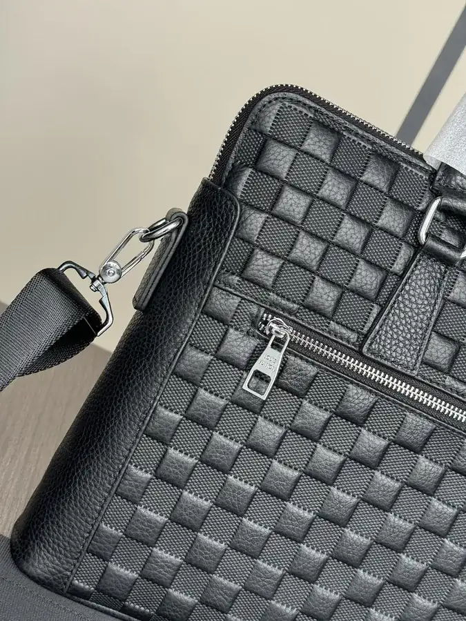 LV Business Briefcase with Double Zip Premium Quality