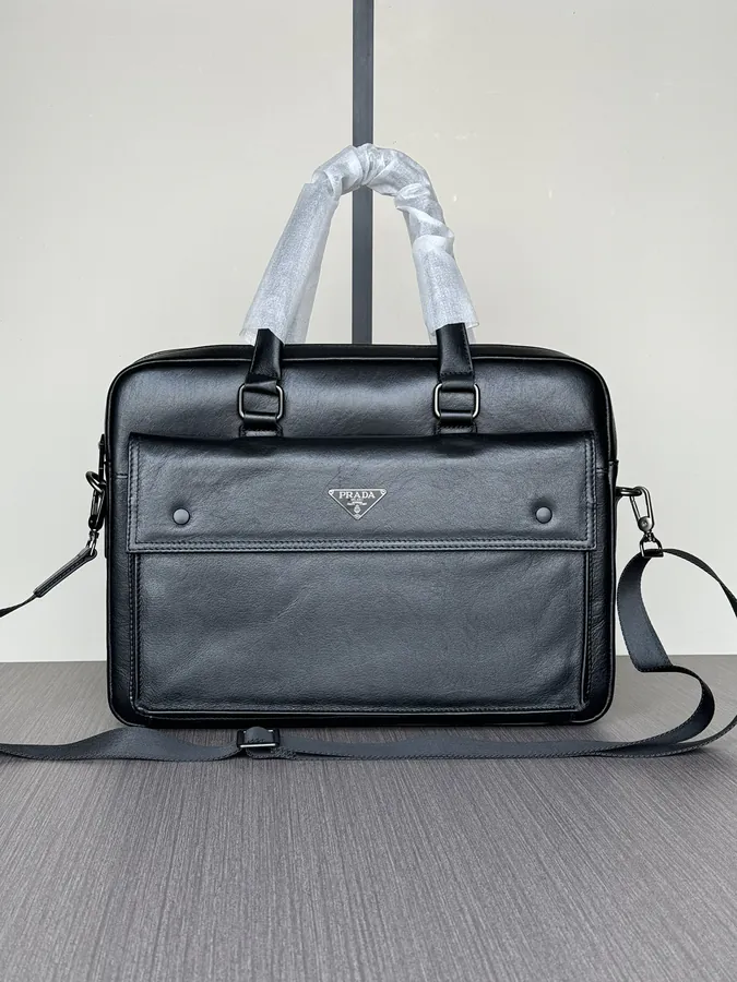 Prada Premium Briefcase 2024 Latest Trendy Business Bag