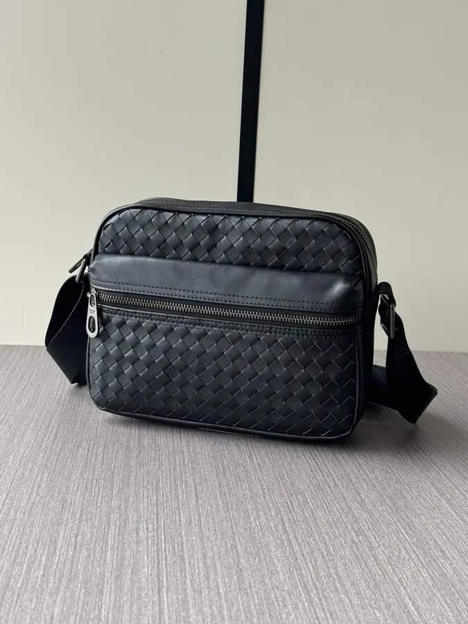 BV Handbag Premium Leather Design, 703B, Black