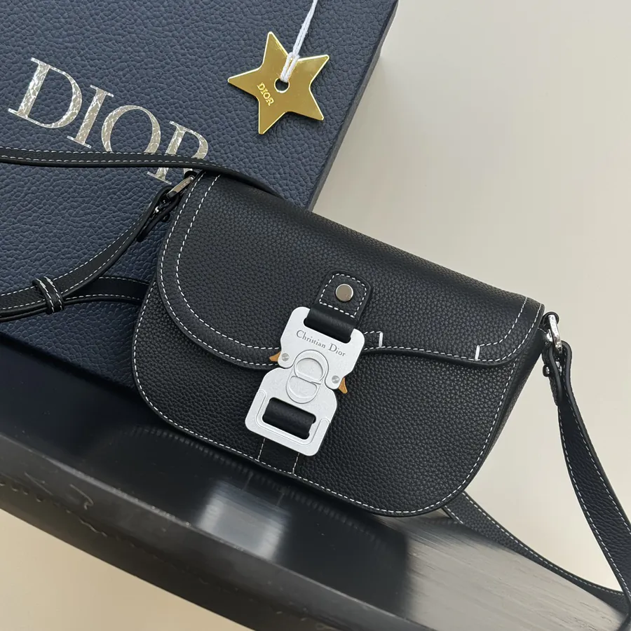 P460 Star Tag Mini Satchel Messenger Bag with Cistian Logo Aluminum Snap
