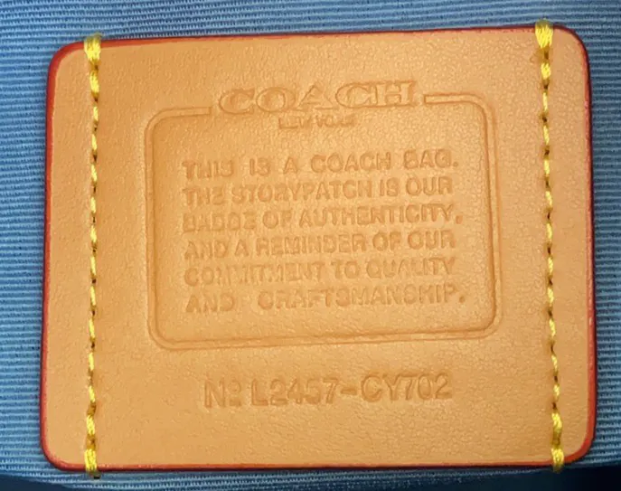 Coach Laurel Denim Backpack CY702