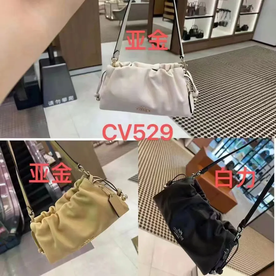 COA*H蔻家奥莱 FAYE拉绳手单肩斜挎包 Daily Commute
