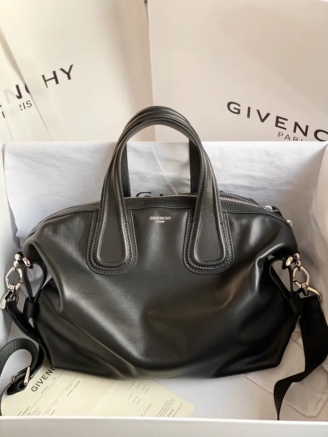 Nightingale Bucket Bag in Grained Calfskin