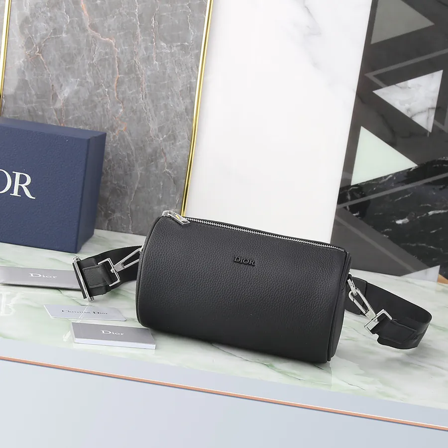 Roller Oblique Men's Shoulder Crossbody Bag with Box