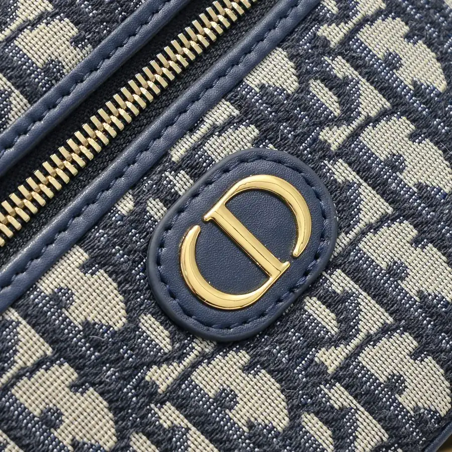 Dior 30 Montaigne Mini Vanity Bag in Blue