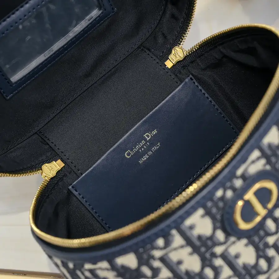 Dior 30 Montaigne Mini Vanity Bag in Blue