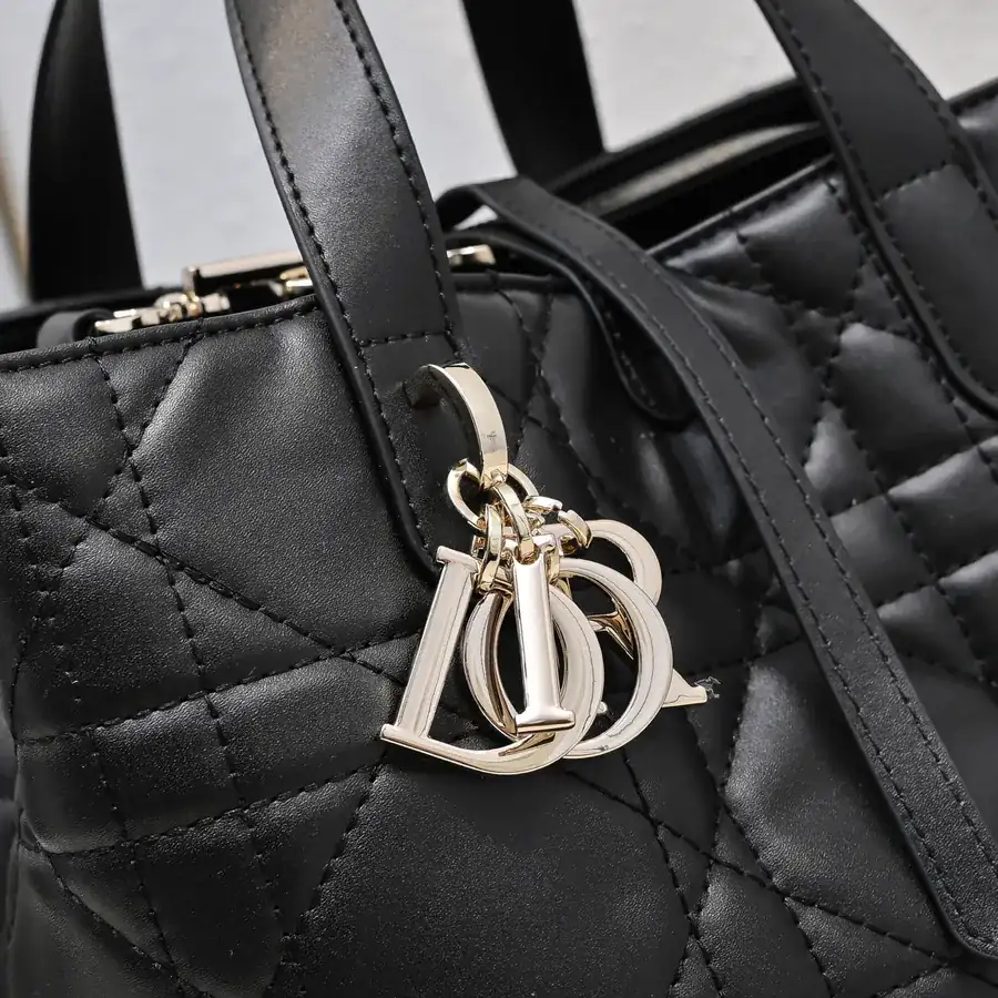 Toujours Vertical Large Bucket Bag with Grained Calfskin