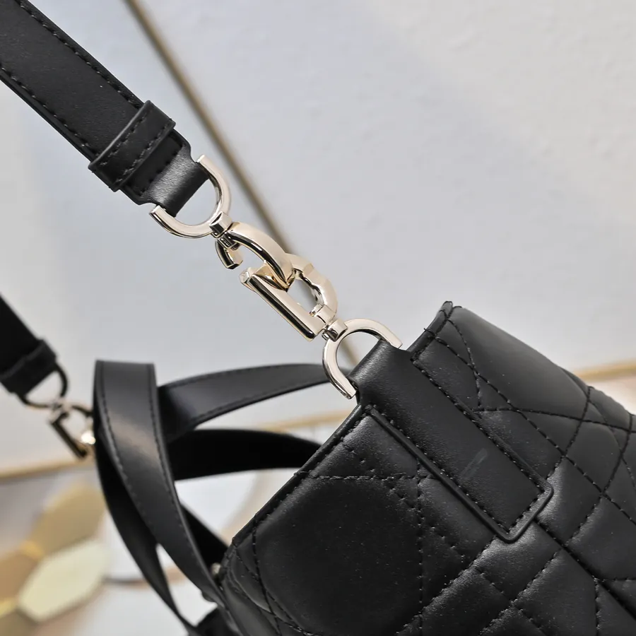 Toujours Vertical Large Bucket Bag with Grained Calfskin