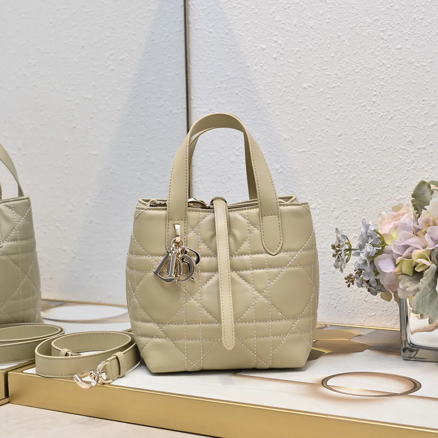 Toujours Vertical Mini Tote with Unique Basket Design