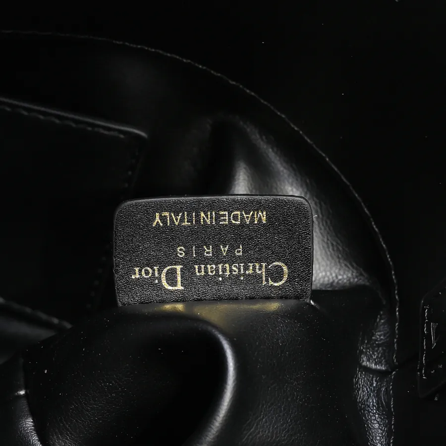Toujours Vertical Mini Bucket Bag with Grained Calfskin