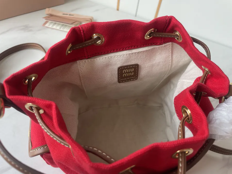 MIU New College Style Bucket Bag