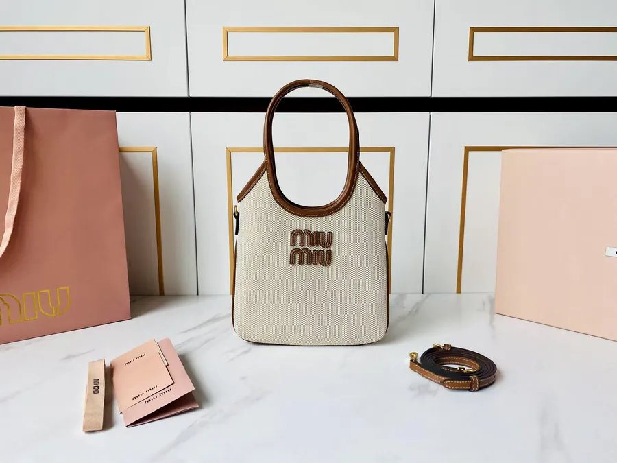 Miu New Mini Tote Bag Retro Style, Practical and Stylish