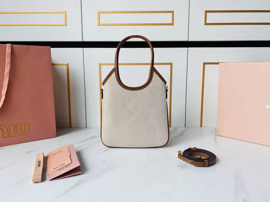 Miu New Mini Tote Bag Retro Style, Practical and Stylish